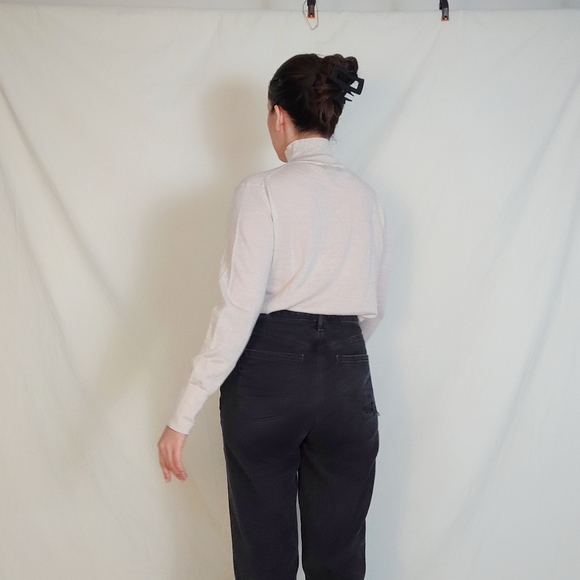 Merino Wool Mock Neck Sweater - Picture 3 of 3